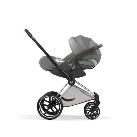 Cybex Priam 5.0 Chrome Brown City Grey wózek 2w1 głęboko-spacerowy