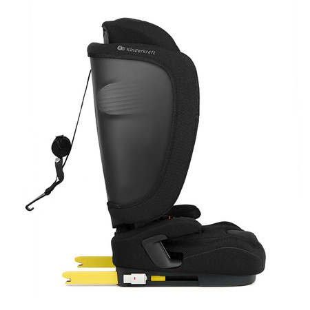 Kinderkraft FIX2GO Czarny fotelik samochodowy 76-150 cm (9-36 kg)