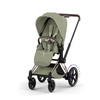 Cybex e-Priam 5.0 Champagne Gold Sage Green wózek 2w1 głęboko-spacerowy