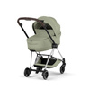 Cybex Mios 4.0 Style Chrome Brown Sage Green zestaw 3w1 z fotelikiem Cloud T i-Size