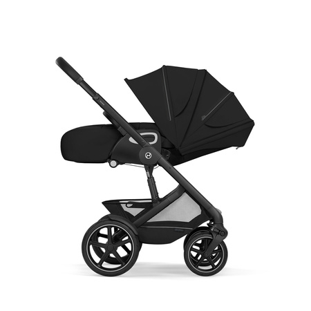 Cybex Talos S Lux 2026 ze składaną gondolą wózek 2w1 głęboko-spacerowy Moon Black