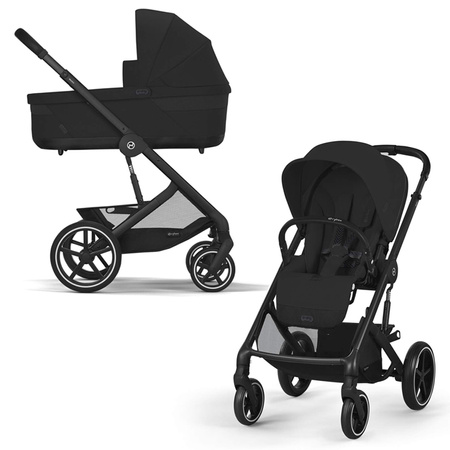Cybex Balios S Lux 2.0 Moon Black wózek 2w1 głęboko-spacerowy 
