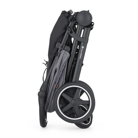 Petite&Mars Royal 3 Ultimate Grey stelaż Black wózek spacerowy
