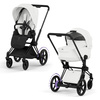 Cybex e-Priam 5.0 Matt Black Off White zestaw 3w1 z fotelikiem Cloud T i-Size