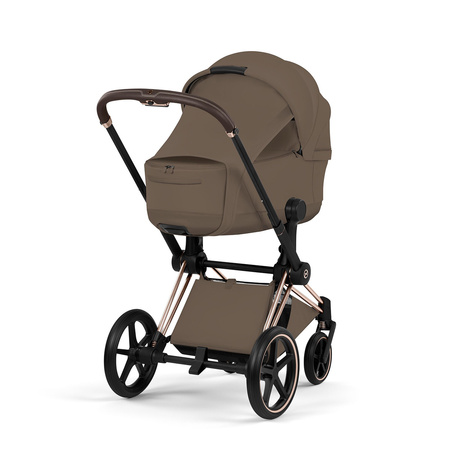 Cybex Priam 5.0 Rosegold Coconut Brown zestaw 3w1 z fotelikiem Cloud T i-Size