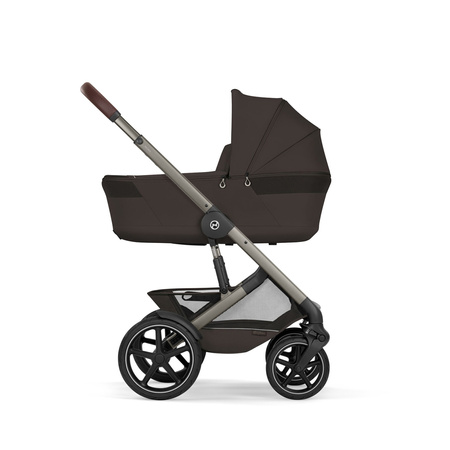 Cybex Talos S Lux 2026 Chocolate Brown ze składaną gondolą zestaw 3w1 z fotelikiem Cloud G3 i-Size Plus