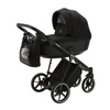 Adamex Belissa Black wózek 2w1 głęboko-spacerowy