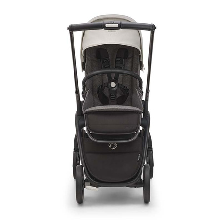 Bugaboo Dragonfly wózek spacerowy rama Graphite/Grey Melange-Misty White