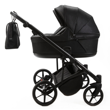 Adamex Leo Standard Black wózek bliźniczy 2w1
