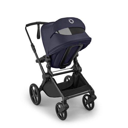 Bugaboo Cub Komplet Black/Deep Indigo wózek 2w1 głęboko-spacerowy