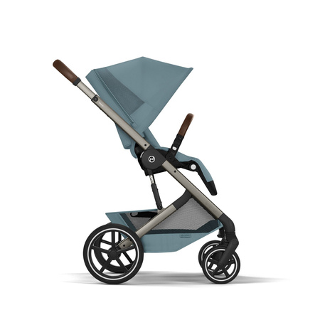 Cybex Balios S Lux 2026 ze składaną gondolą Stormy Blue wózek 2w1 głęboko-spacerowy