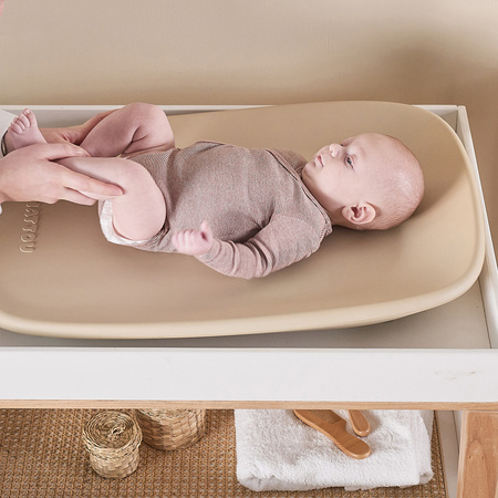 NATTOU Miękka mata do przewijania Softy Dusty Pink bez BPA 50x70 cm