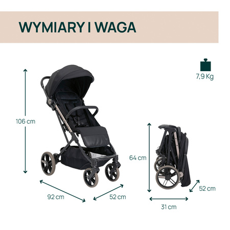 Chicco Dolomiti Charcoal wózek spacerowy