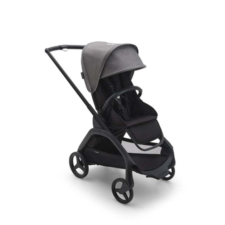 Bugaboo Dragonfly wózek spacerowy rama Black/Midnight Black-Grey Melange