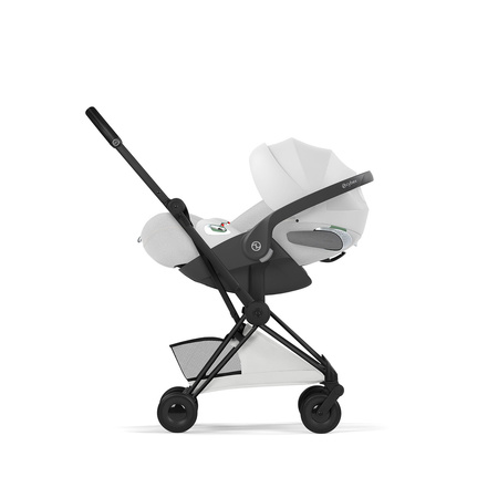 Cybex Coya 2 Style Matt Black Off White zestaw 3w1 z fotelikiem Cloud T i-Size