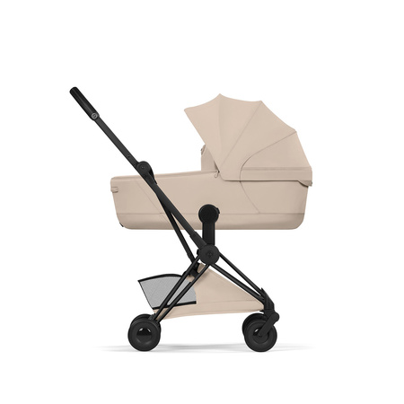 Cybex Coya 2 Style Matt Black Cozy Beige wózek 2w1 głęboko-spacerowy