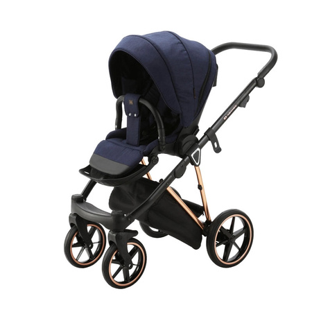 Adamex Belissa Special Edition Granatowy wózek 2w1 głęboko-spacerowy