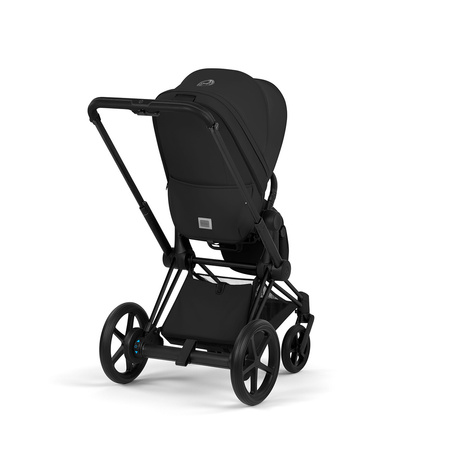 Cybex e-Priam 5.0 Comfort Matt Black Sepia Black zestaw 3w1 z fotelikiem Cloud T i-Size