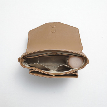 Joissy Torebka Crossbody i Organizer do wózka 2w1 dla Mamy MIDI Almond