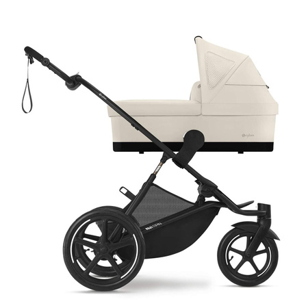 Cybex Avi Spin Seashell Beige zestaw 2w1 z Gondolą S i adapterami do gondoli