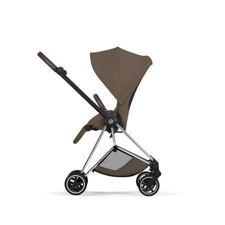 Cybex Mios 4.0 Style Chrome Brown Coconut Brown zestaw 3w1 z fotelikiem Cloud T i-Size