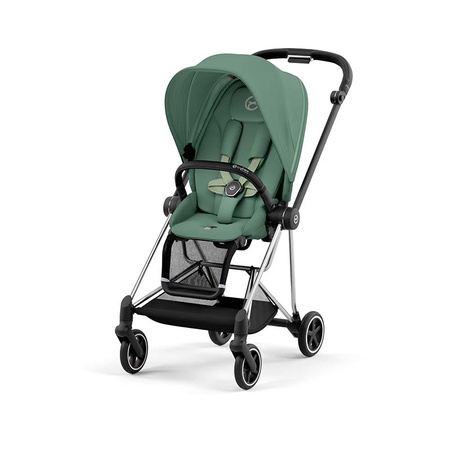 Cybex Mios Chrome Black Leaf Green wózek spacerowy