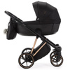 Adamex Belissa Special Edition Czarny wózek 2w1 głęboko-spacerowy