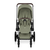 Cybex e-Priam 5.0 Chrome Brown Sage Green wózek 2w1 głęboko-spacerowy