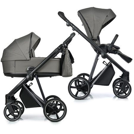 Roan IVI 2.0 Taupe zestaw 4 w 1 z fotelikiem Cybex Cloud T i-Size i bazą isofix