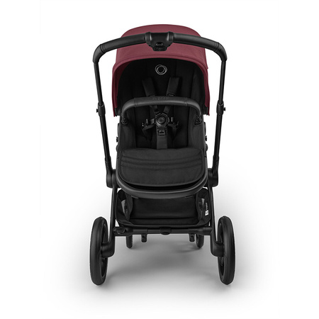 Bugaboo Fox 5 Renew Black/Black Haritage/Dark Cherry wózek 2w1 głęboko-spacerowy