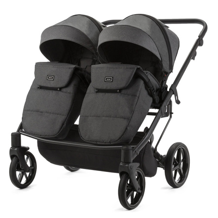 Adamex Leo Standard Graphite wózek bliźniczy 2w1
