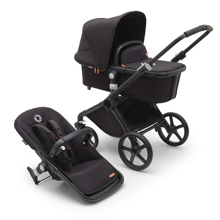 Bugaboo Fox Cub Black/Midnight Black zestaw 4w1