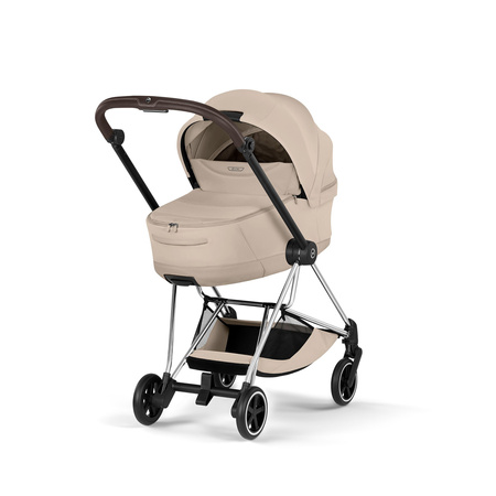 Cybex Mios 4.0 Style Chrome Brown Cozy Beige zestaw 3w1 z fotelikiem Cloud T i-Size