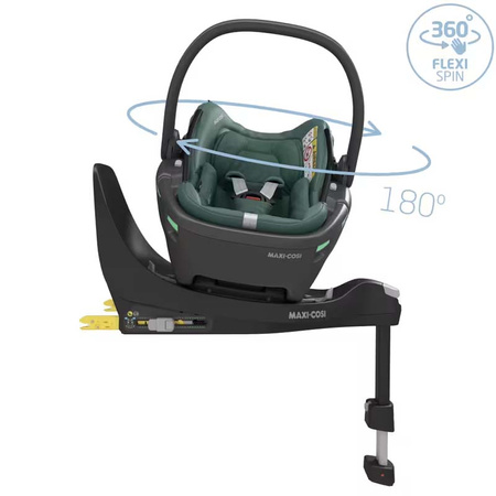 Maxi Cosi Coral 360 Essential Green Fotelik z bazą FamilyFIx 360 zestaw 40-75 cm