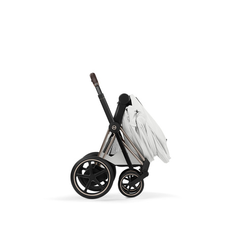 Cybex e-Priam 5.0 Champagne Gold Off White wózek 2w1 głęboko-spacerowy