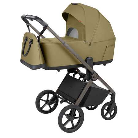 Carrello Ultra F Clover Green wózek dziecięcy 2w1 ze składaną gondolą
