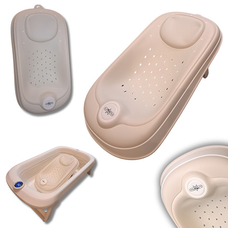 Ines&John Silikonowy Leżaczek do Wanienki Beige