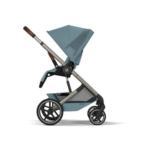 Cybex Balios S Lux 2026 ze składaną gondolą Stormy Blue wózek 2w1 głęboko-spacerowy