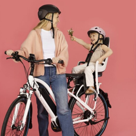 Hamax Caress Green/Black fotelik rowerowy montowany na bagażniku