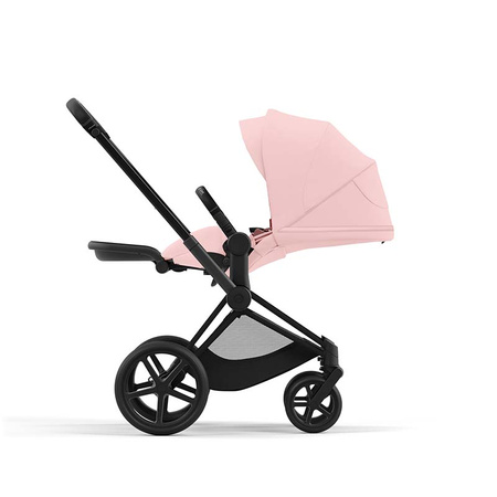 Cybex Priam 4.0 Matt Black Peach Pink wózek spacerowy