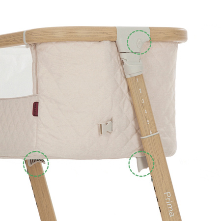 Carrello Łóżeczko dostawne Prima Honey Beige