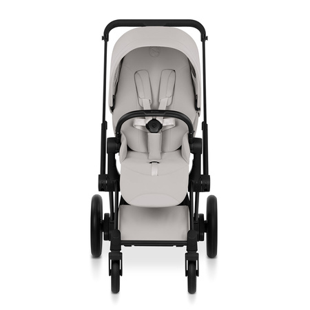 Cybex e-Priam 5.0 Matt Black City Grey wózek 2w1 głęboko-spacerowy