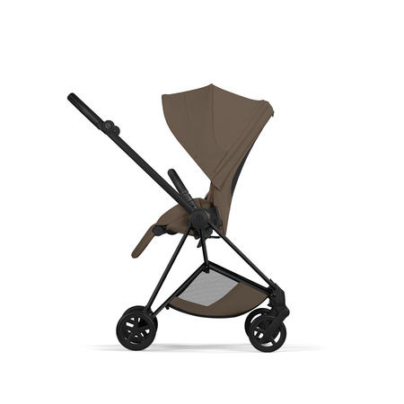 Cybex Mios 4.0 Style Matt Black Coconut Brown zestaw 3w1 z fotelikiem Cloud T i-Size
