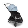 Bugaboo Dragonfly wózek spacerowy rama Black/Midnight Black-Skyline Blue