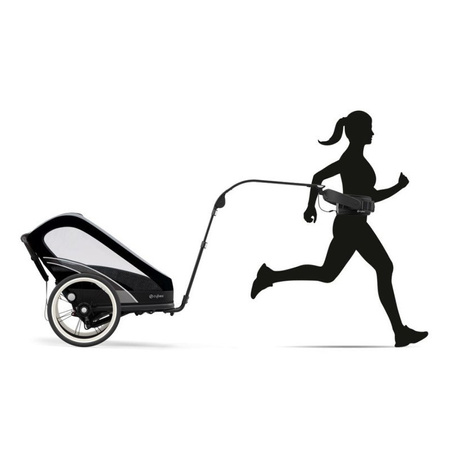 Cybex Zeno Siedzisko All Black przyczepki do biegania