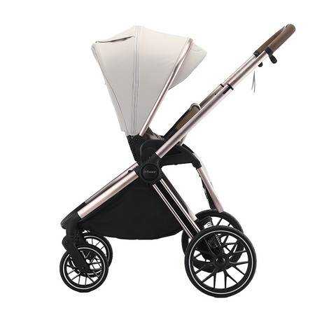 Adamex Spark Champagne Beige wózek 2w1 głęboko-spacerowy