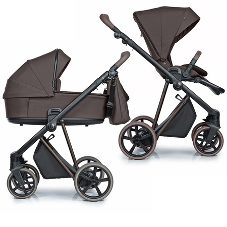 Roan IVI 2.0 Vintage Collection 2025 Turkish Coffee Brown 2w1 głęboko-spacerowy 