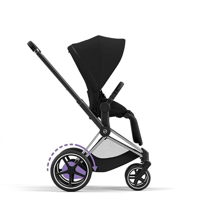 Cybex ePriam stelaż wózka spacerowego Chrome Black