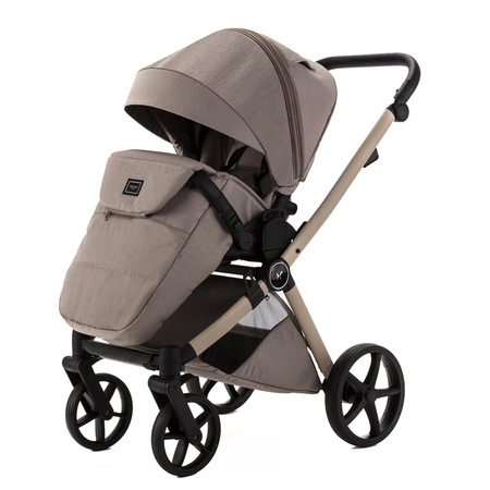 Adamex Alfa Natura Cappuccino wózek 2w1 głęboko-spacerowy