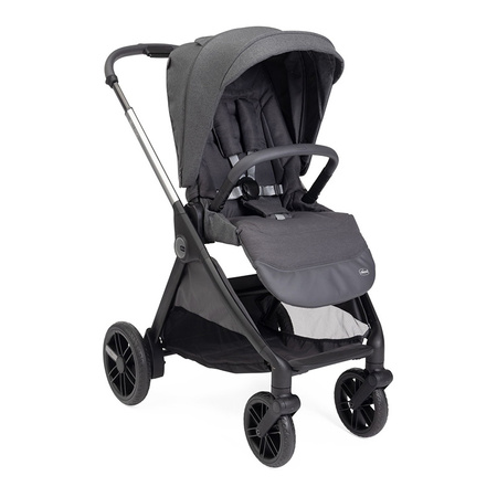 Chicco Bellagio Black Satin wózek 2w1 głęboko-spacerowy